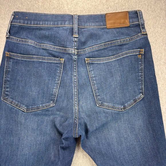 Madewell Cali Demi Boot Blue Jeans Women Size 27 High Rise Denim Stretch Capsule - Picture 10 of 15
